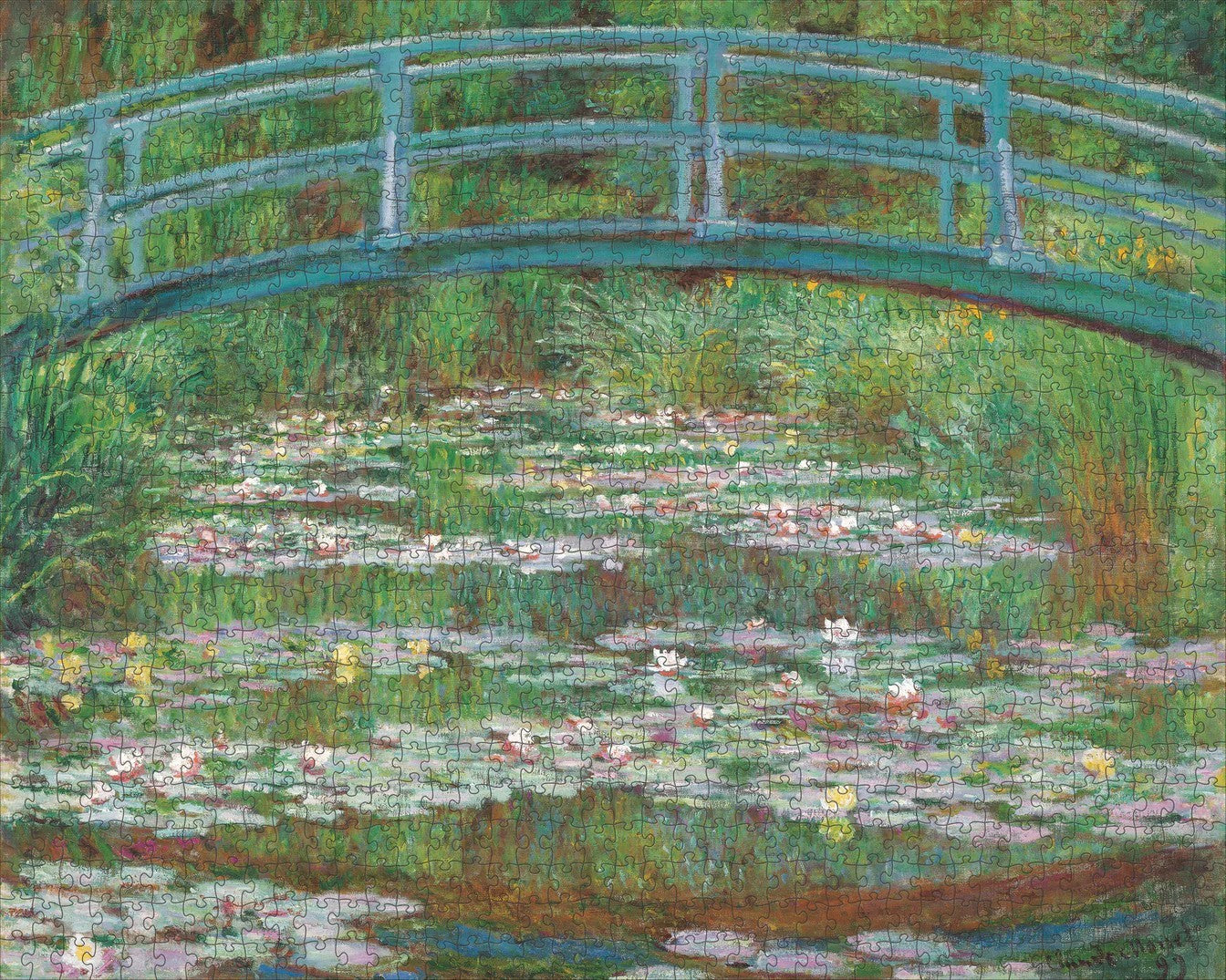 Monet, The Japanese Footbridge 1000 Pc Puzzle