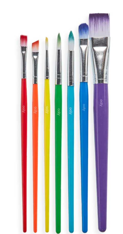 Lil' Paint Brush Set of 7