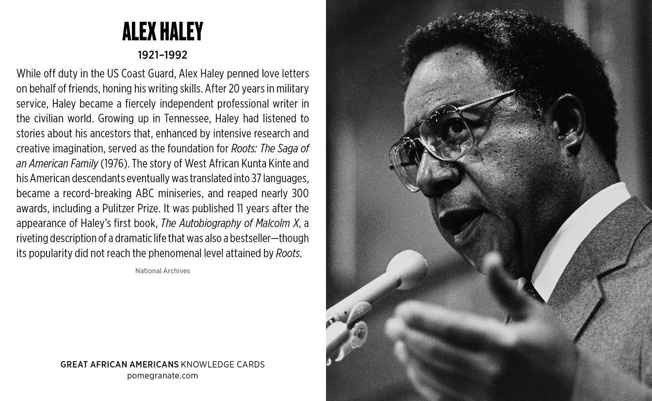 Great African Americans Knowledge Cards