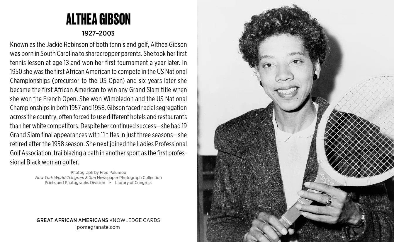 Great African Americans Knowledge Cards