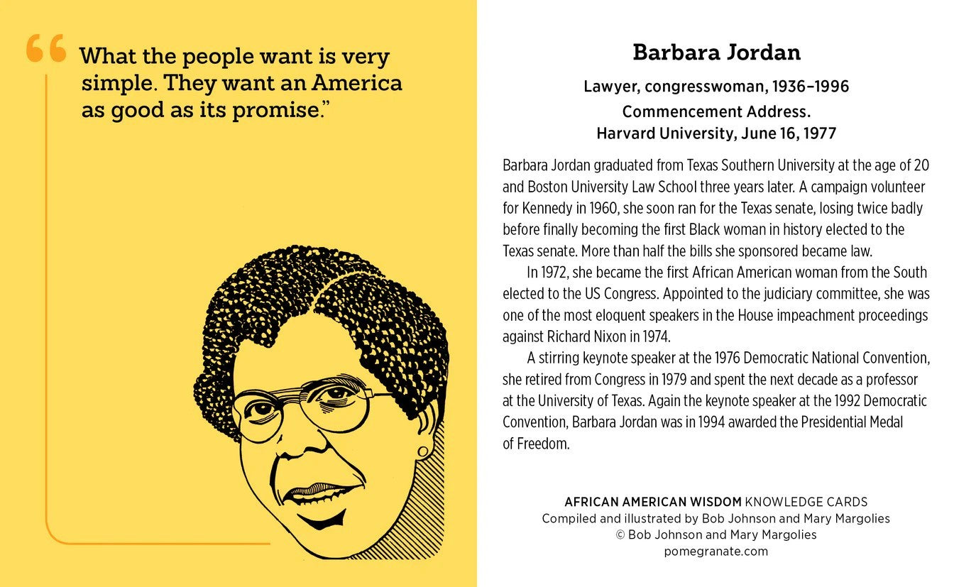 African American Wisdom Knowledge Cards