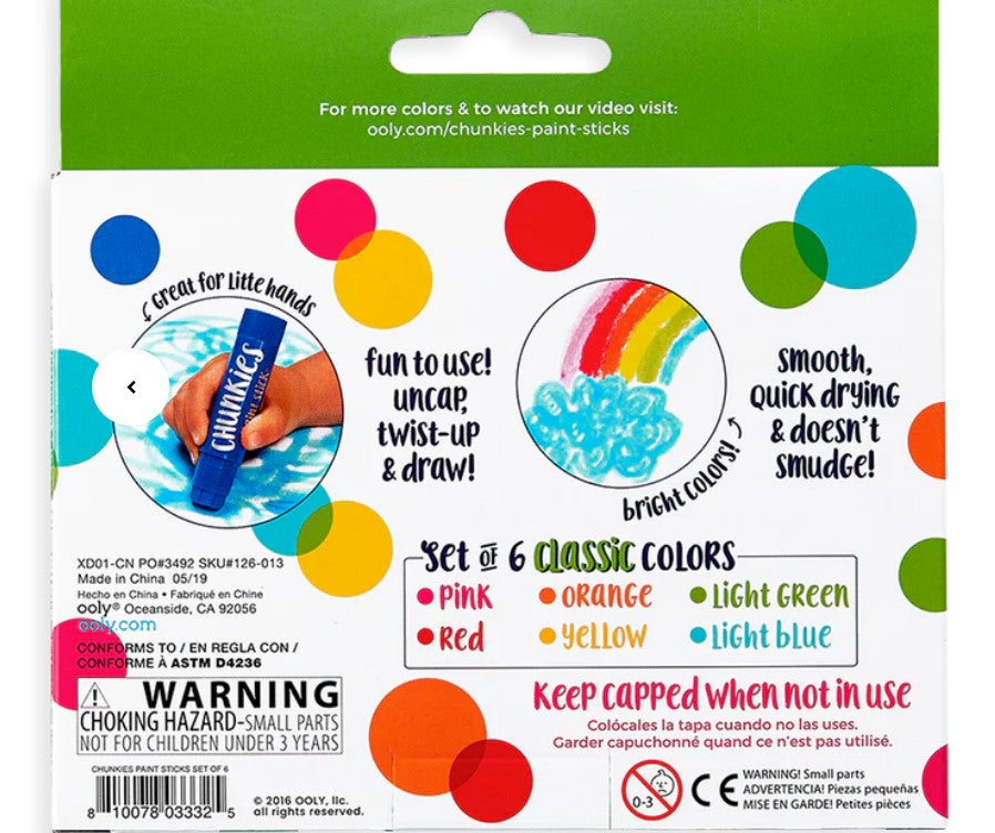 Chunkies Paint Sticks