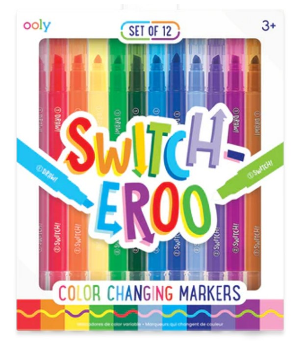 Switch-eroo! Color Changing Markers Set of 12