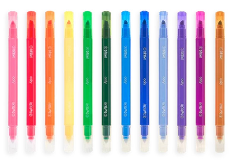 Switch-eroo! Color Changing Markers Set of 12