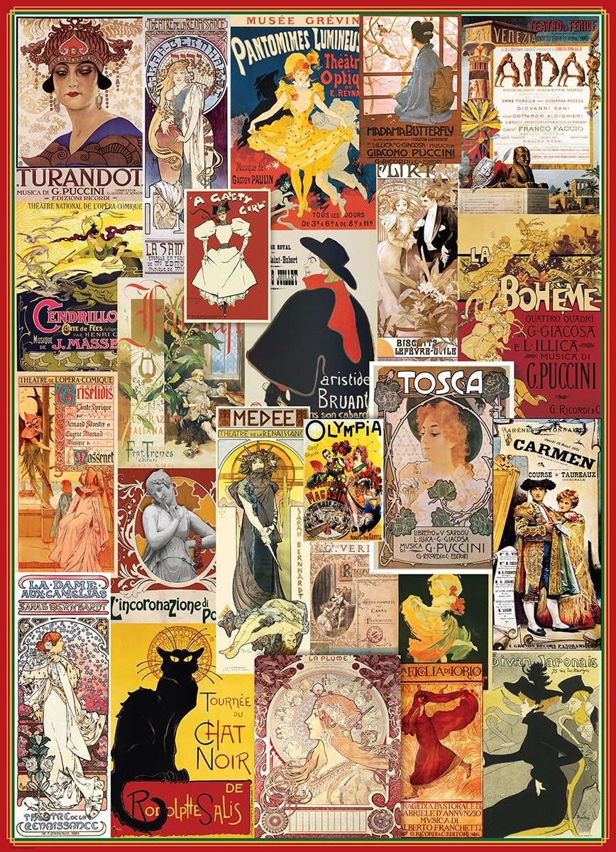 Theater & Opera Vintage Posters 1000 Pc. Puzzle
