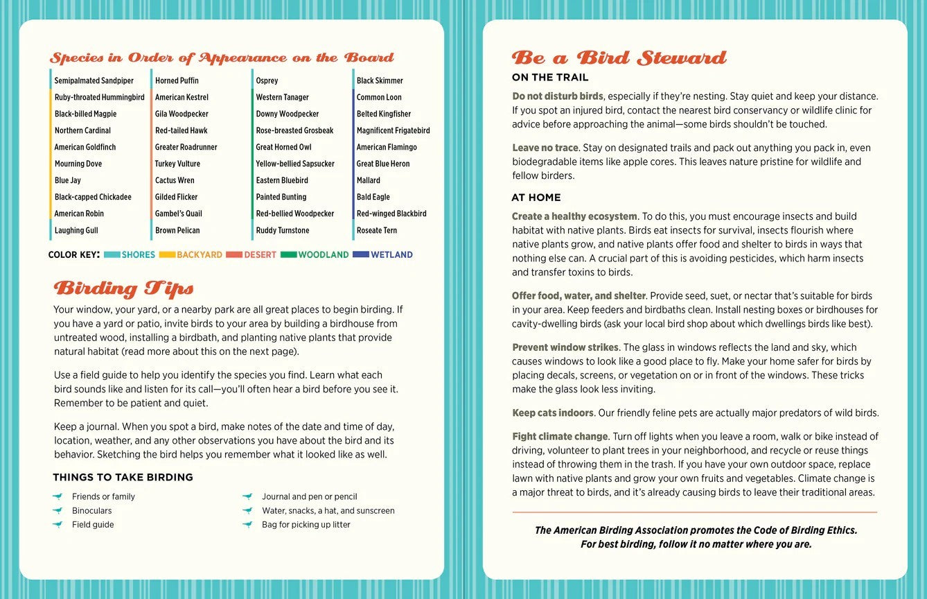 Charley Harper's Spot the Birds Board Game