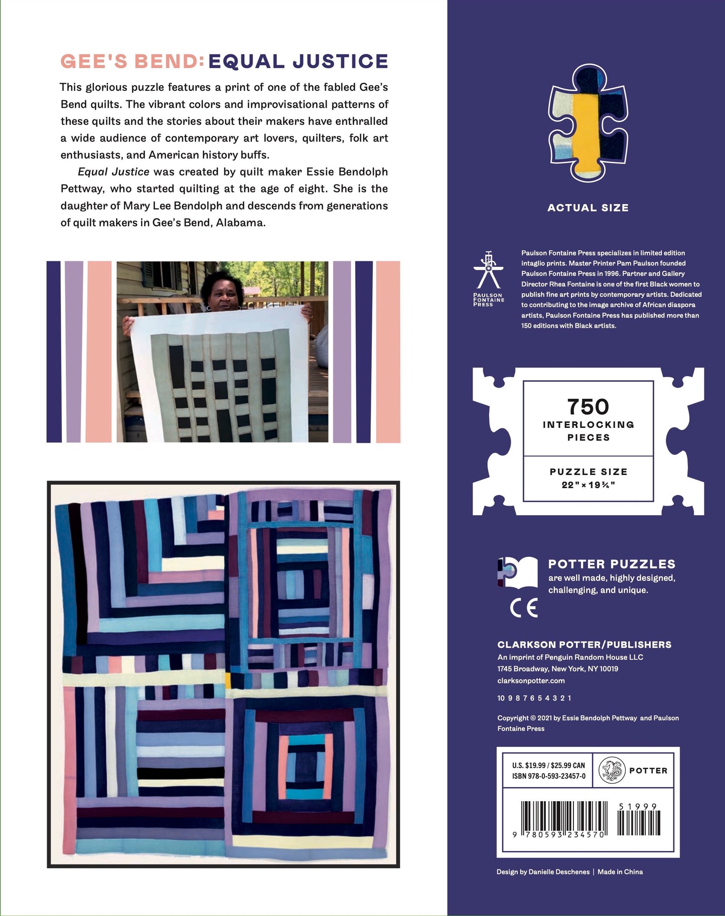 Gee's Bend: Equal Justice 750 Pc. Puzzle