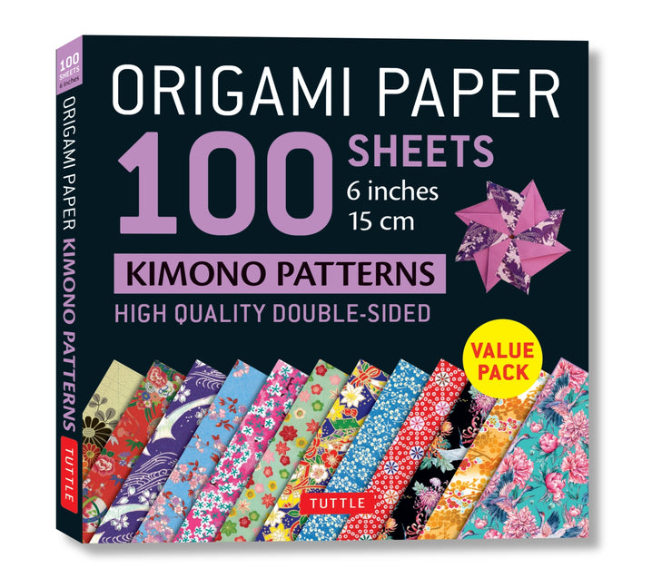 100 Origami Sheets, Kimono Patterns