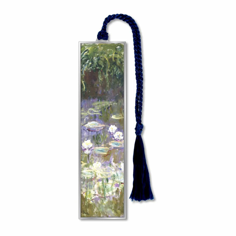 Monet Water Lilies Metal Bookmark