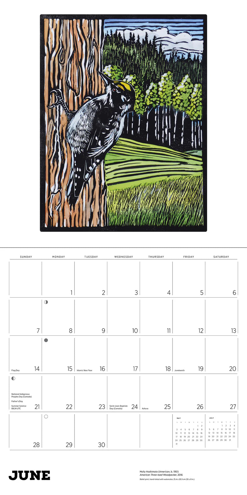 Molly Hashimoto 2026 Wall Calendar