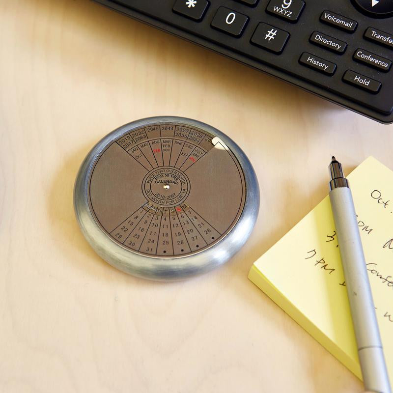 50 Year Calendar Paperweight