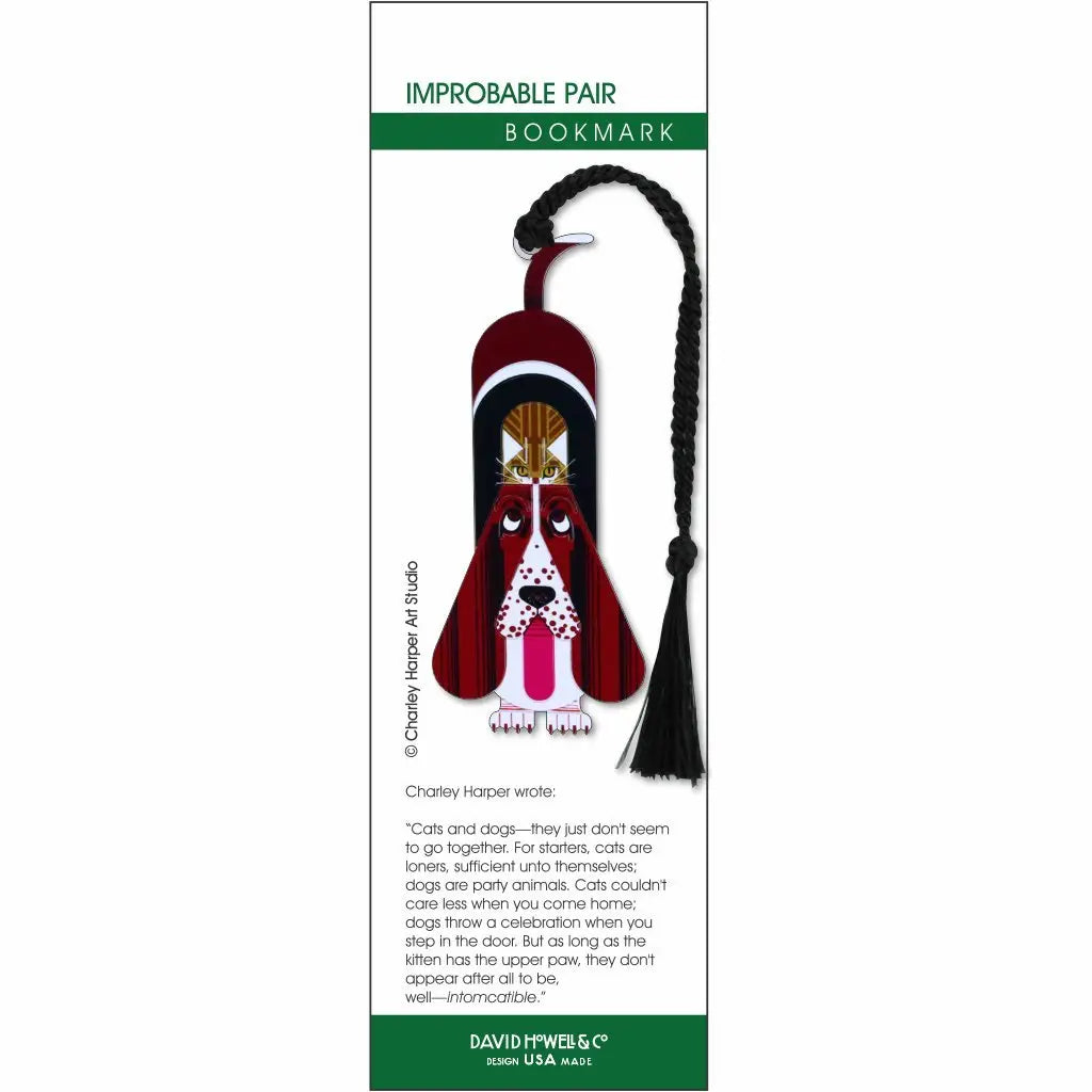 Charley Harper's Improbable Pair Metal Bookmark