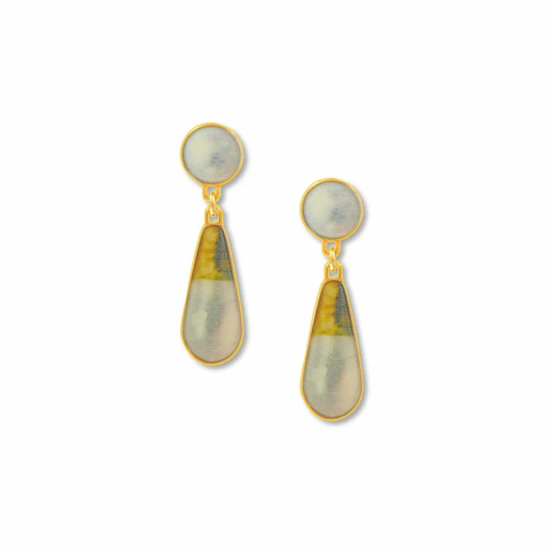 Elisabeth Vigee Le Brun Pearl Drop Earrings