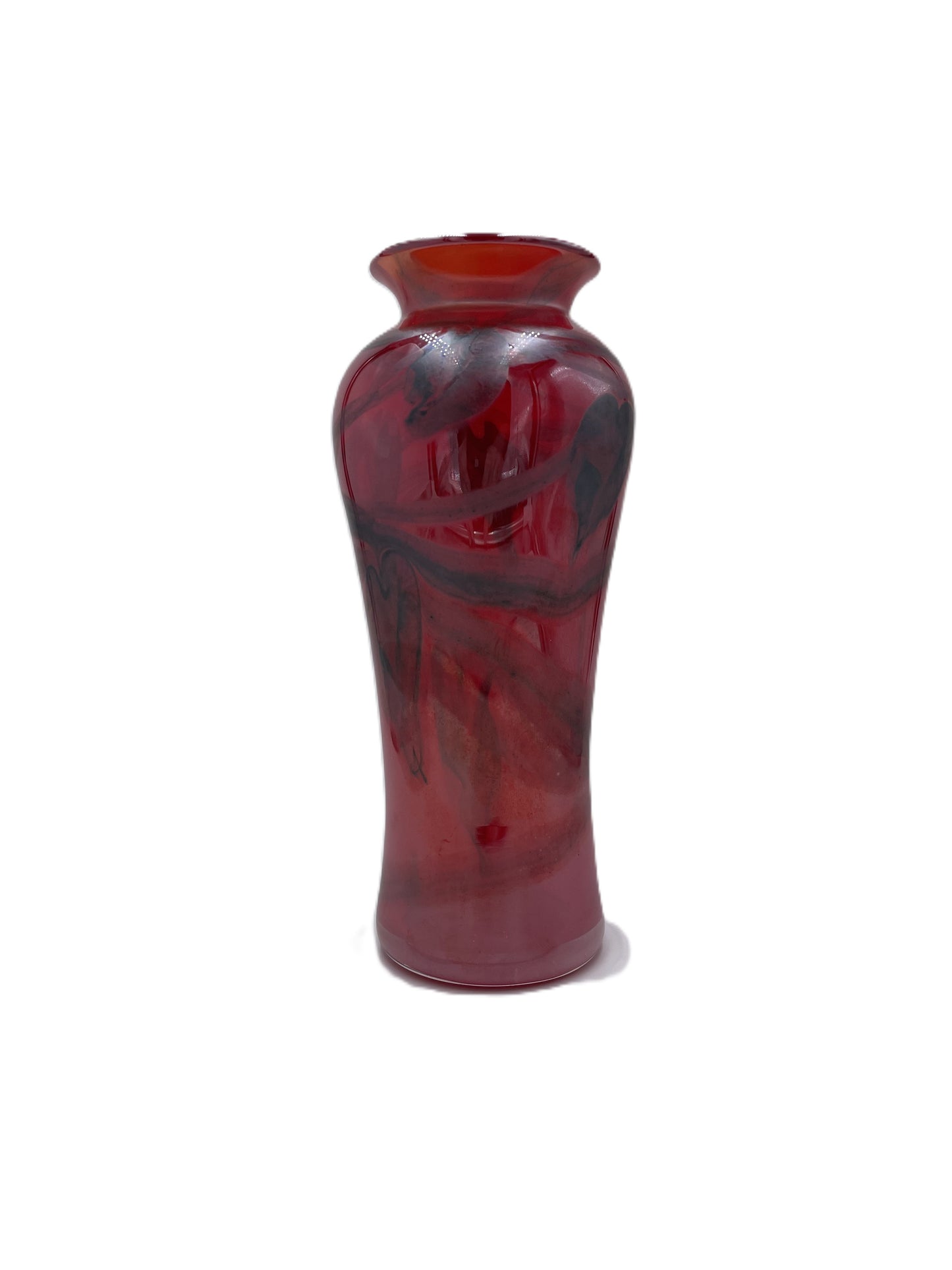 Red Heart and Vine Vase CH