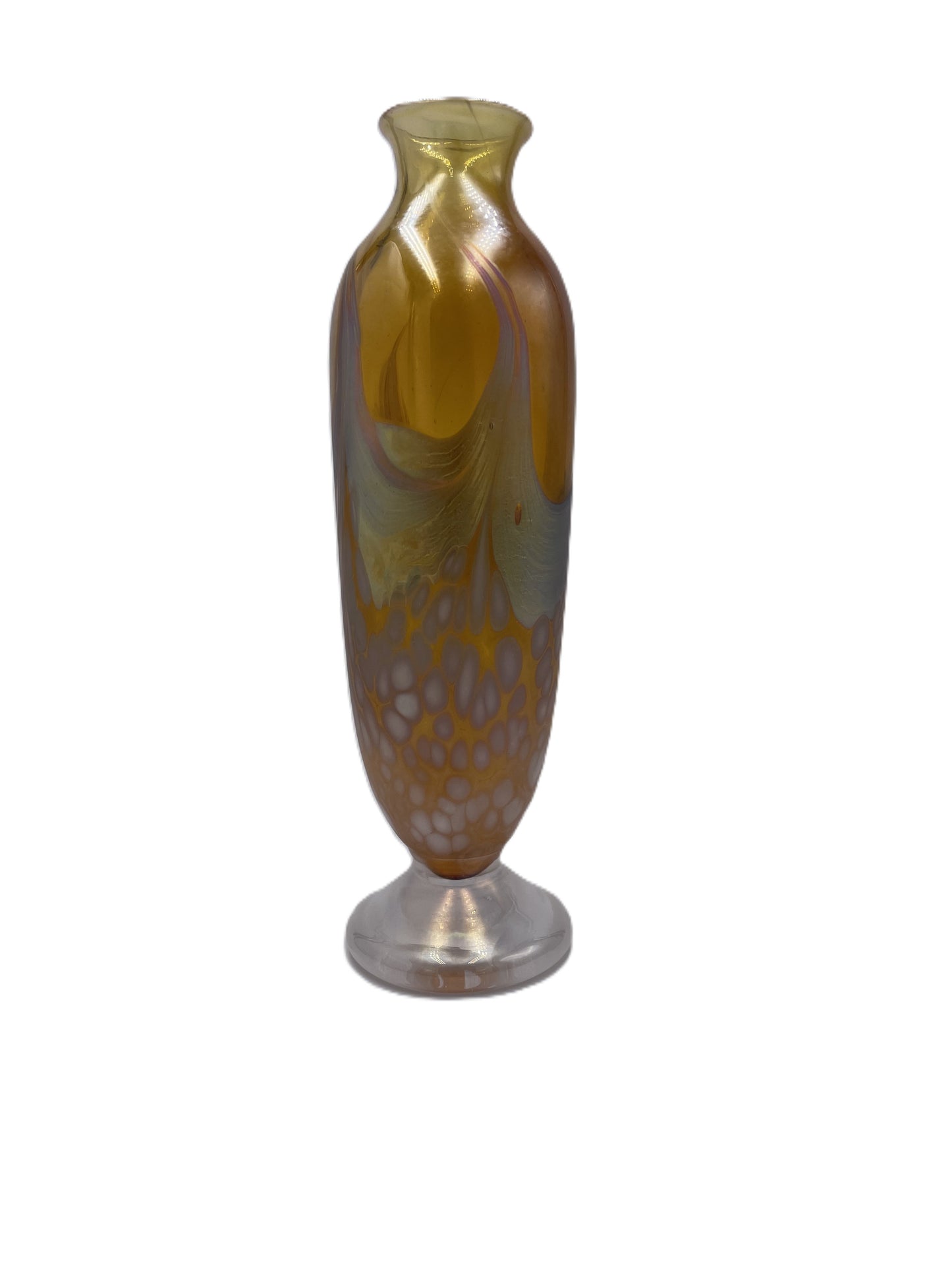 Woman in Gold Glass Vase CH
