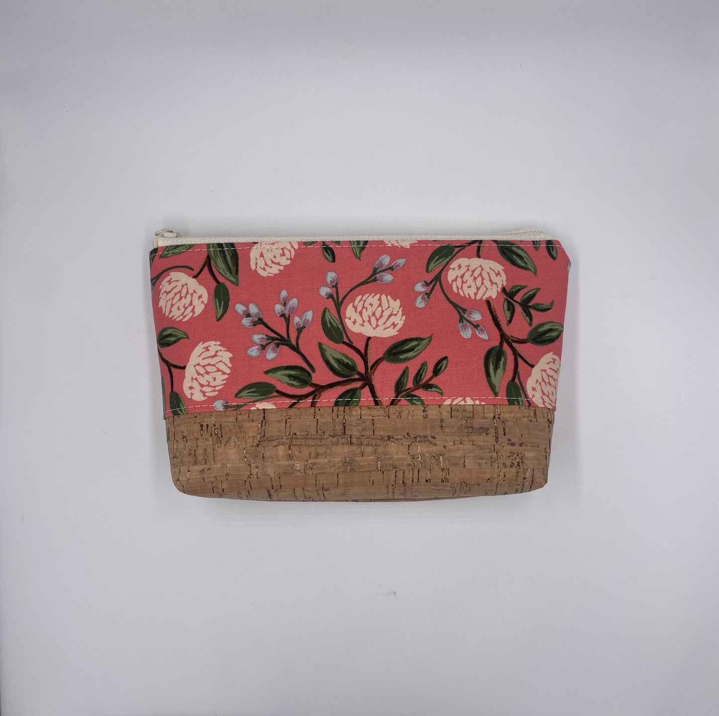 Medium Rifle Paper Co. Wildwood Pink Peonies Pouch by Angela Nash