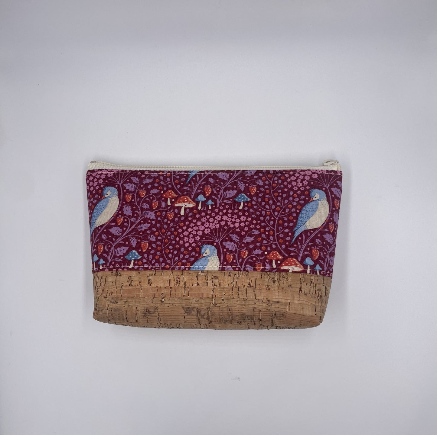 Medium Tilda Hibernation Sleepybird Mulberry Pouch by Angela Nash