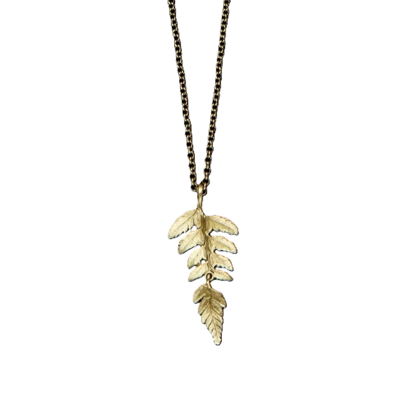 Small Fern Pendant Necklace