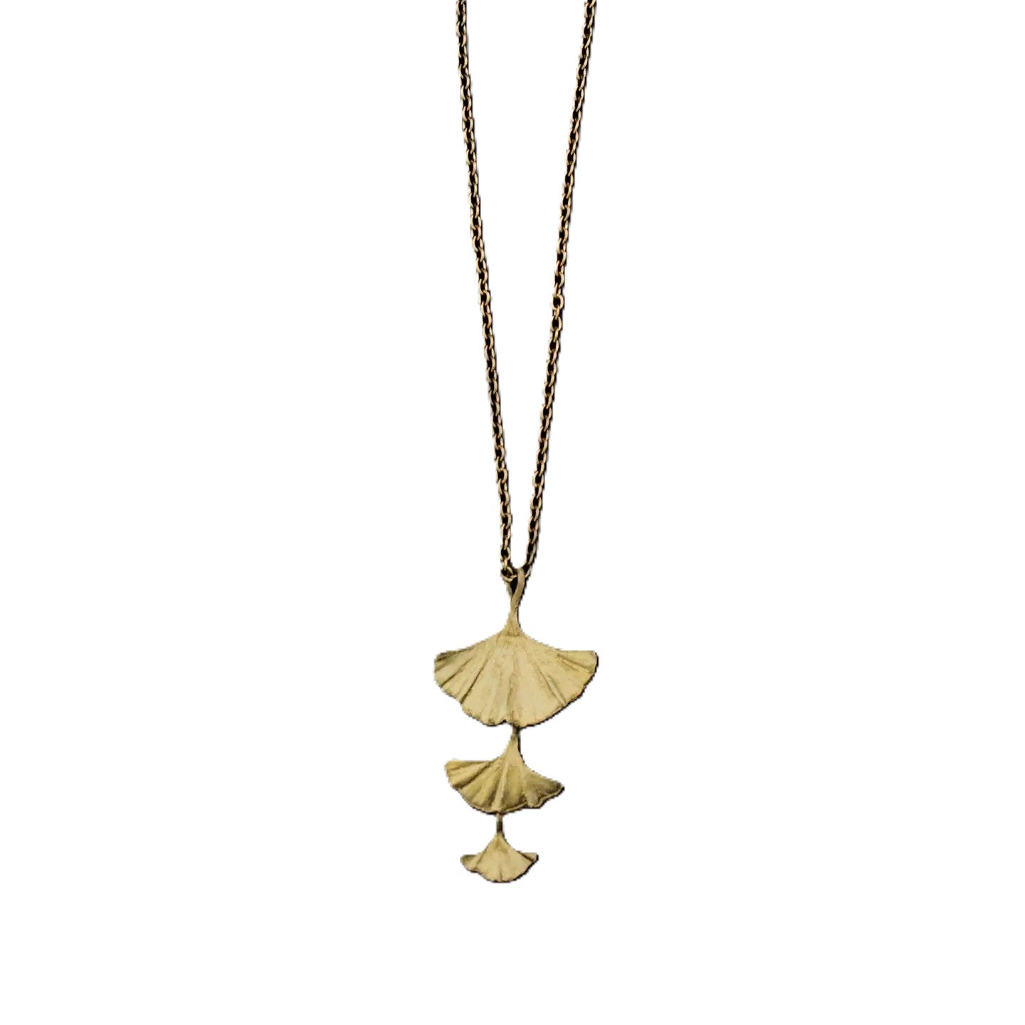 Gingko Three Leaf Pendant