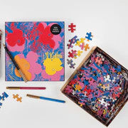 Andy Warhol Flowers 500 Piece Puzzle