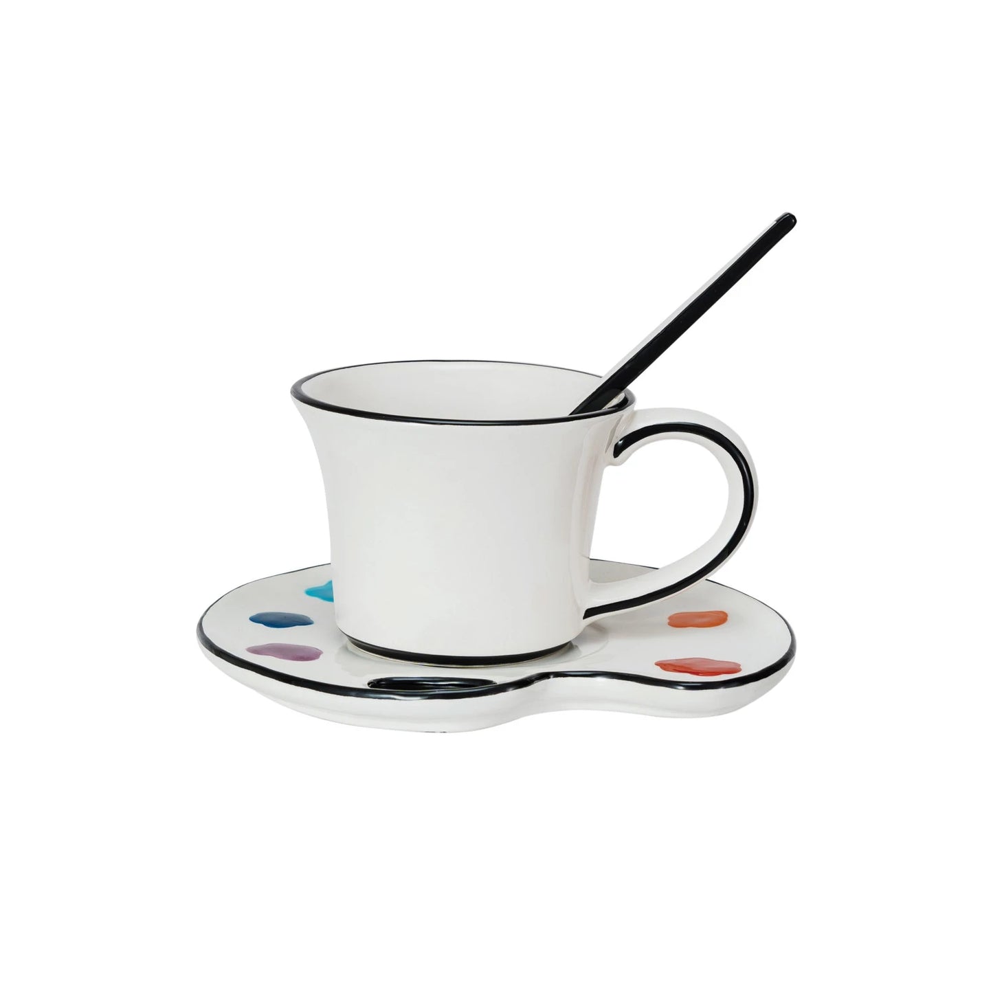 Paint Palette Teacup Set