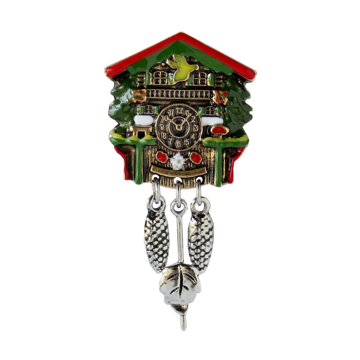 Bavarian Cuckoo Clock Metal Pin