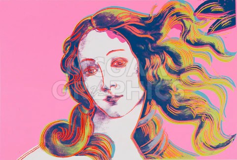 Warhol: Birth of Venus Detail Print