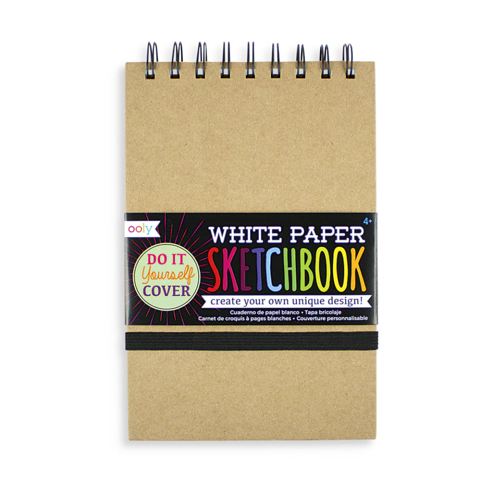 Large White DIY Cover Sketchbook