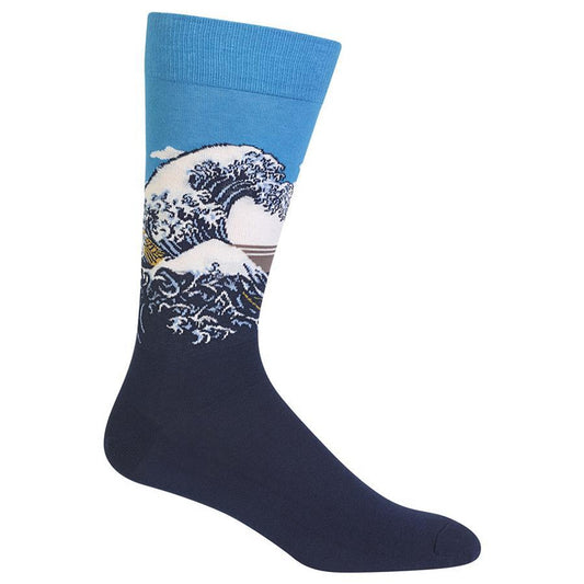 Men's Hokusai Great Wave Sock