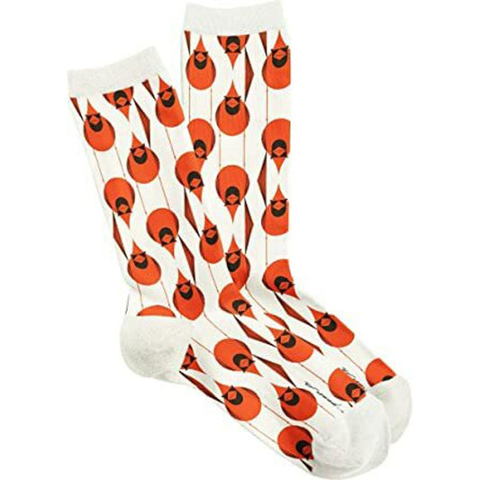 Charley Harper Cardinal Stagger Socks