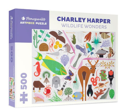 Wildlife Wonders Charley Harper 500 Piece Puzzle