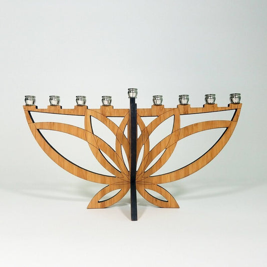 Mini Lotus Flower Menorah