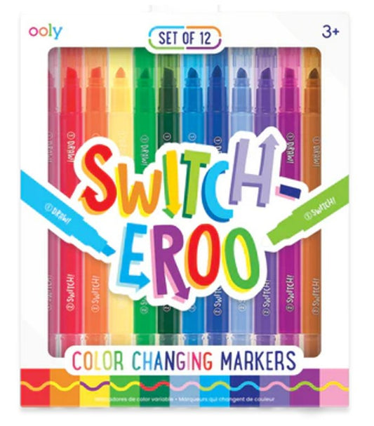 Switch-eroo! Color Changing Markers Set of 12