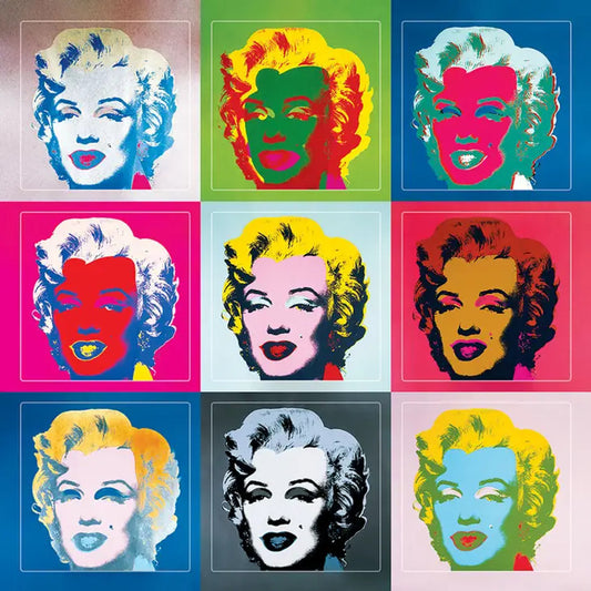 Warhol Marilyn 5x5 Sticker Sheet