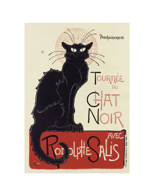 Steinlen, Tournee du Chat Noir Print