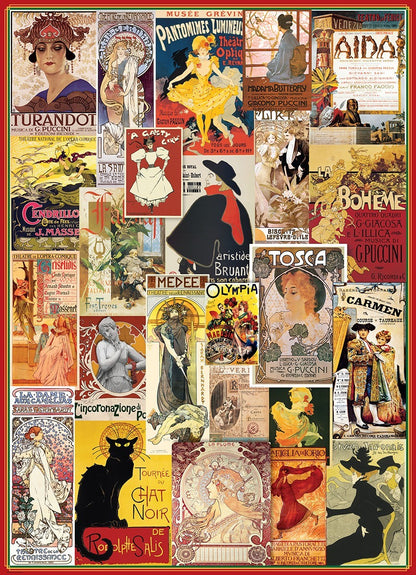 Theater & Opera Vintage Posters 1000 Pc. Puzzle
