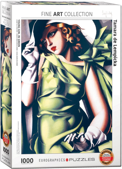 Young Girl in Green Puzzle