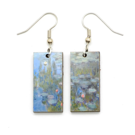 Water Lilies Dangle Earrings