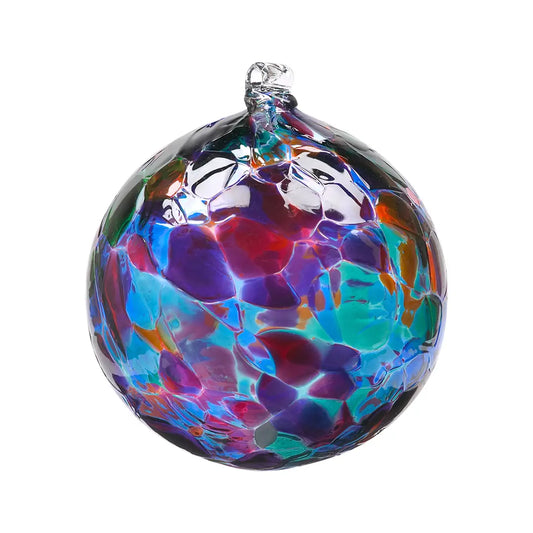 Classic Glass Calico Ornament