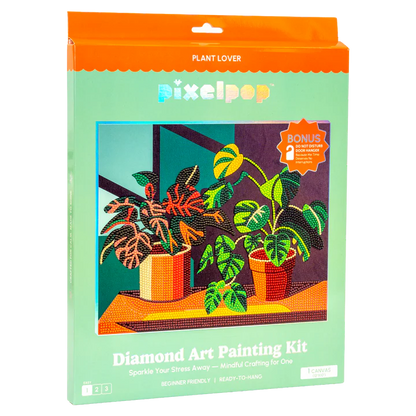 PixelPop Plant Lover Diamond Art Painting Kit