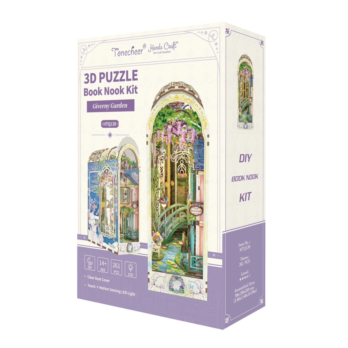Monet Giverny Garden DIY Book Nook Kit