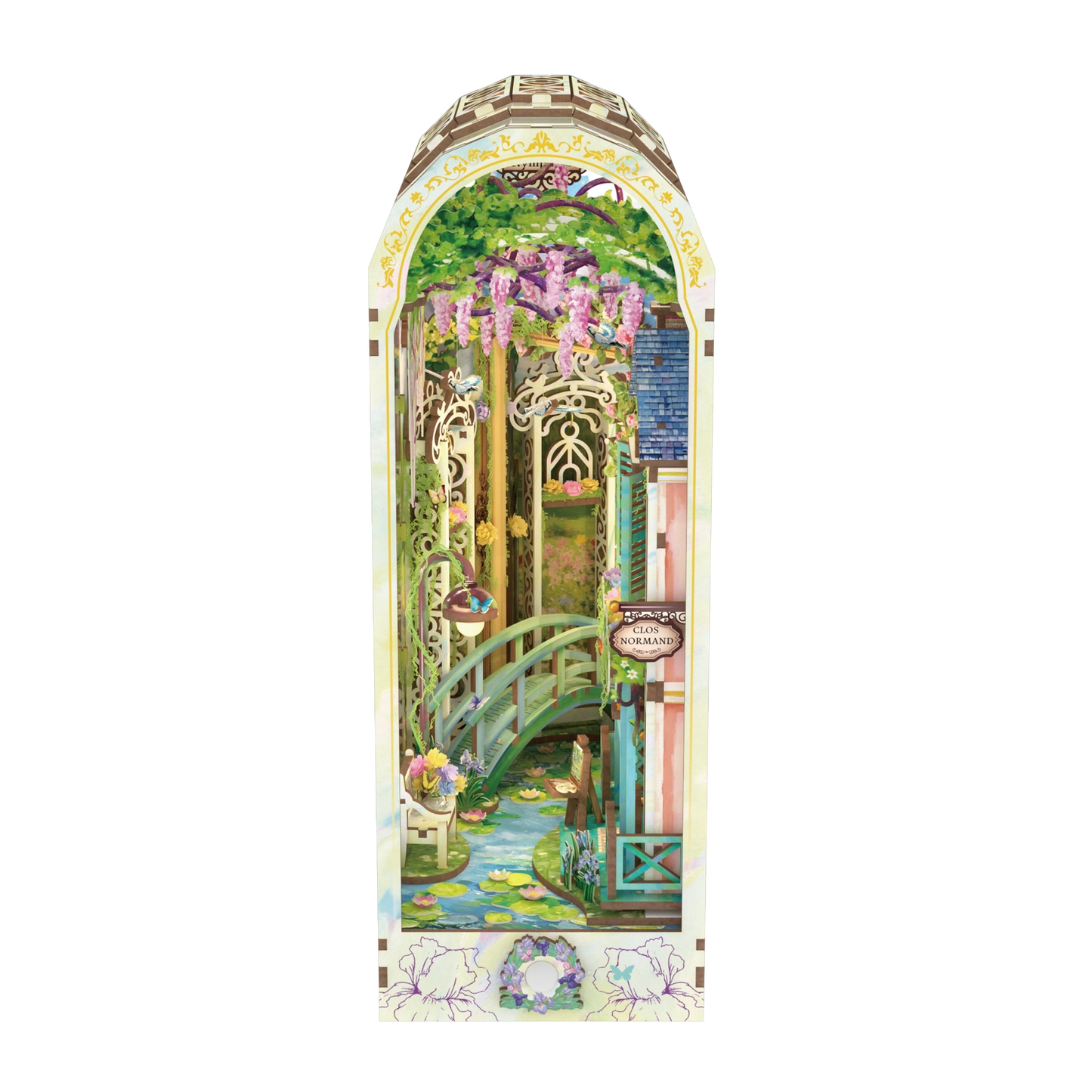 Monet Giverny Garden DIY Book Nook Kit