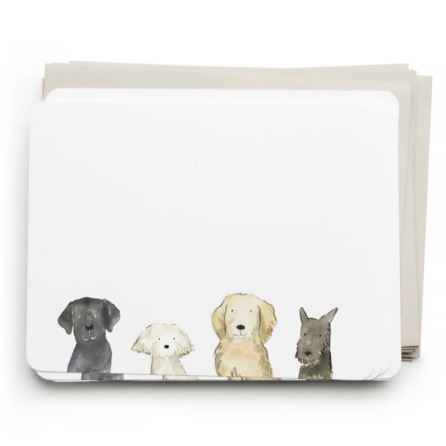 Dog Days Flat Note Stationery Set