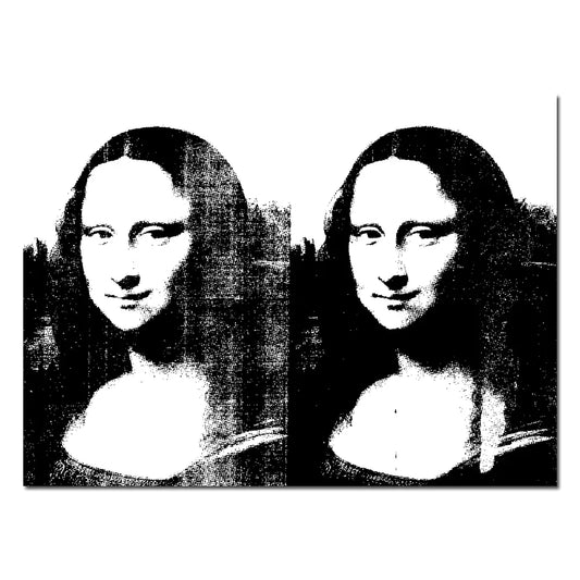 Warhol, Double Mona Lisa Vinyl Sticker