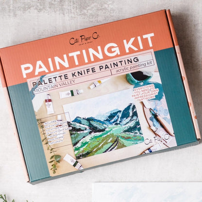 Mountain Valley Palette Knife Painting Kit