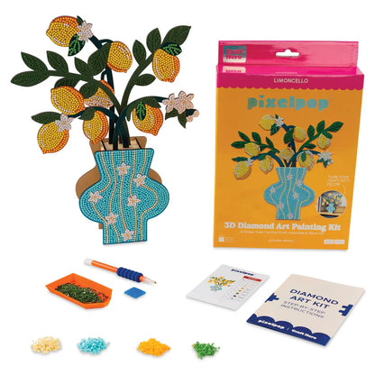 PixelPop 3D Diamond Art Limoncello Kit