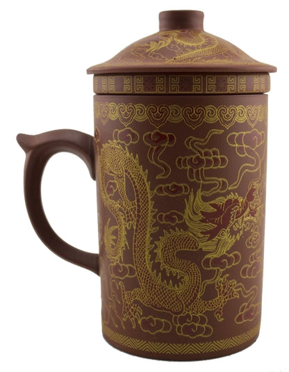 Yi Xing Clay Mug with Strainer