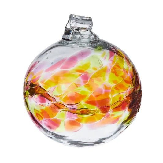 January Glass Birthday Ornament