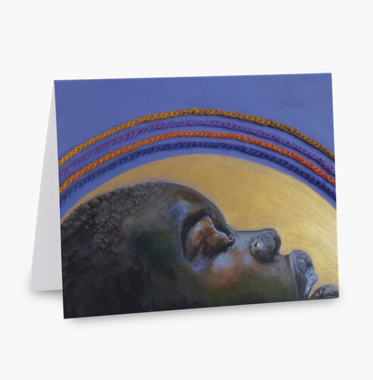Golden Time of Day Notecard by Erin Smith