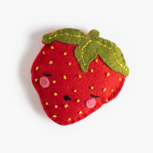 Sam the Sleepy Strawberry Felt Sewing Kit